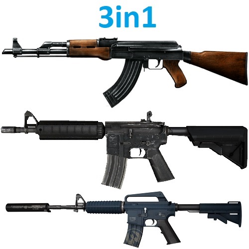 CS GO. Macros - 3in1 (AK47, М4А4 and M4A1-S)